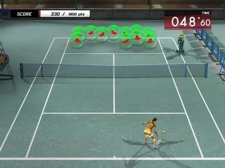 Screen z gry "Virtua Tennis 3"