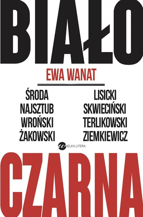 "Biało-Czarna" – okładka książki