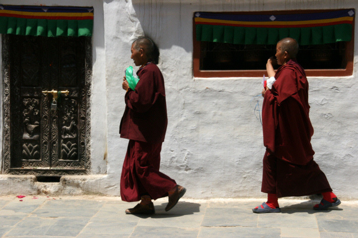 Nepal - Kathmandu, wszystkowidzące oczy Buddy