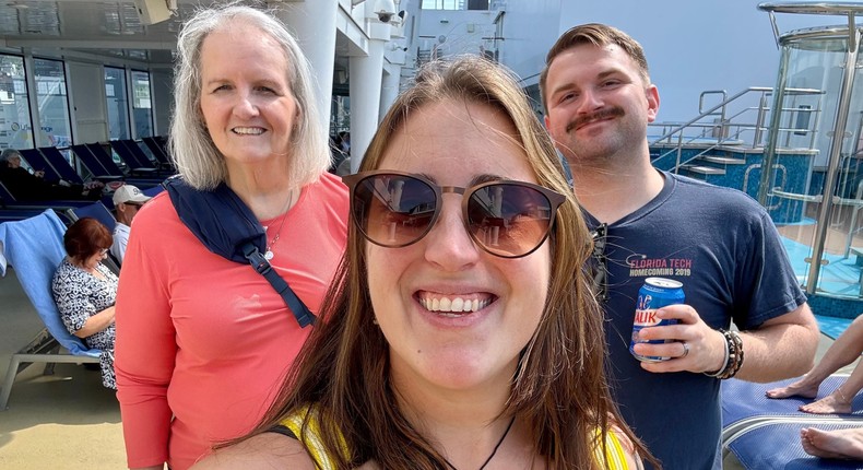 The author and her family on Norwegian Breakaway.Taylor Rains/Business Insider