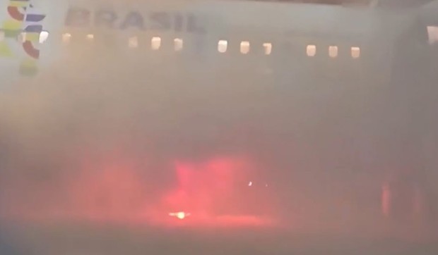 Požar aviona, Sao Paolo