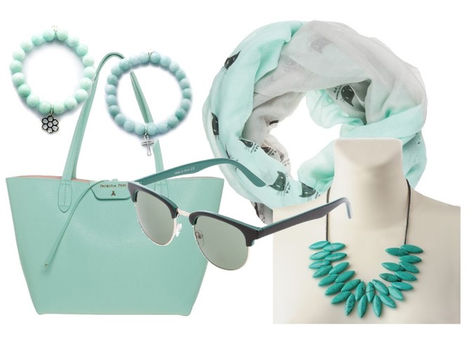 Modne dodatki na wiosnę 2015: MIĘTA