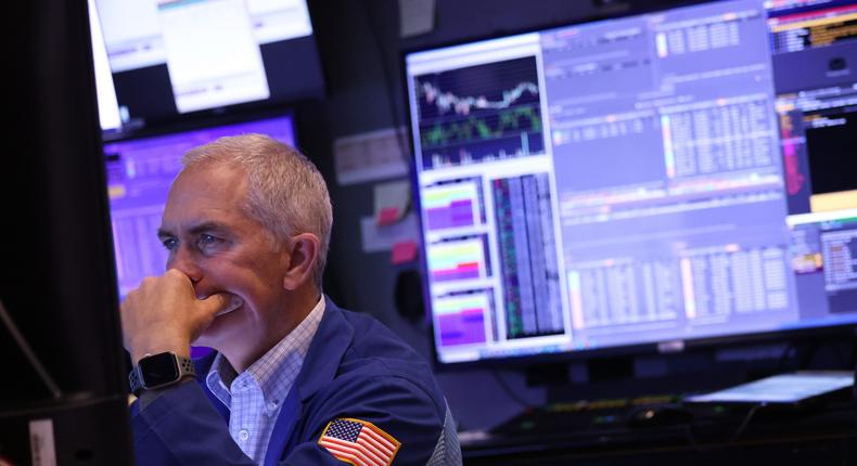 NYSE traders.Michael M. Santiago/Getty