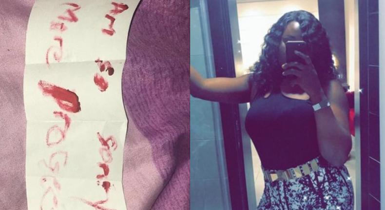 “I’m so sorry, more progress – Robbers leave apology note after stealing everything in woman’s house