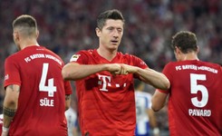 Robert Lewandowski w jedenastce 'Kickera'. Jako jedyny z piłkarzy Bayernu