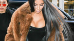 Kim Kardashian w wielkim futrze