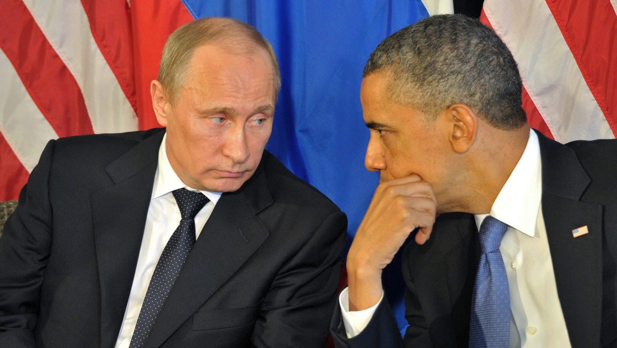 Barack Obama i Władimir Putin Obama Putin