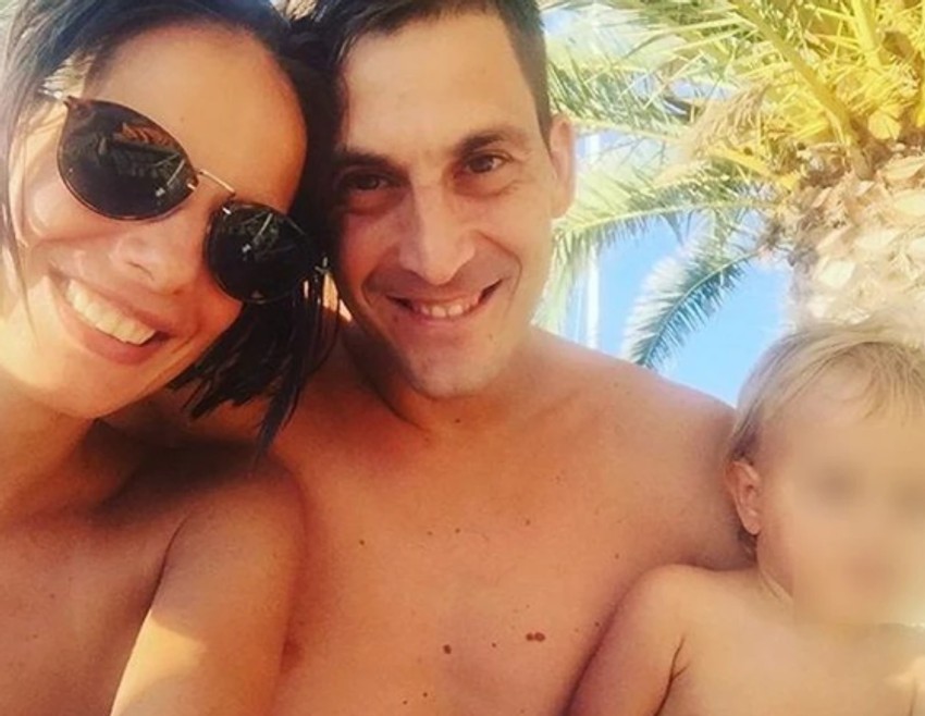 Nada Macanković sa porodicom