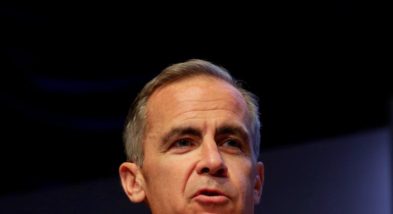 Bank of England Governor Mark Carney speaks at 2017 Institute of International Finance (IIF) policy summit in Washington, U.S., April 20, 2017