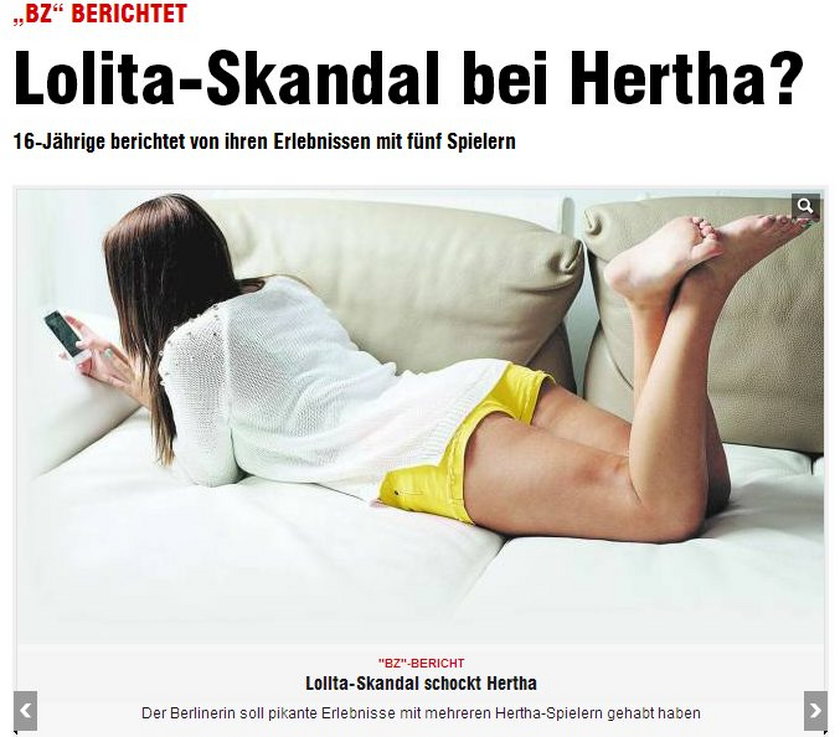 Seks-skandal w zespole Herthy Berlin