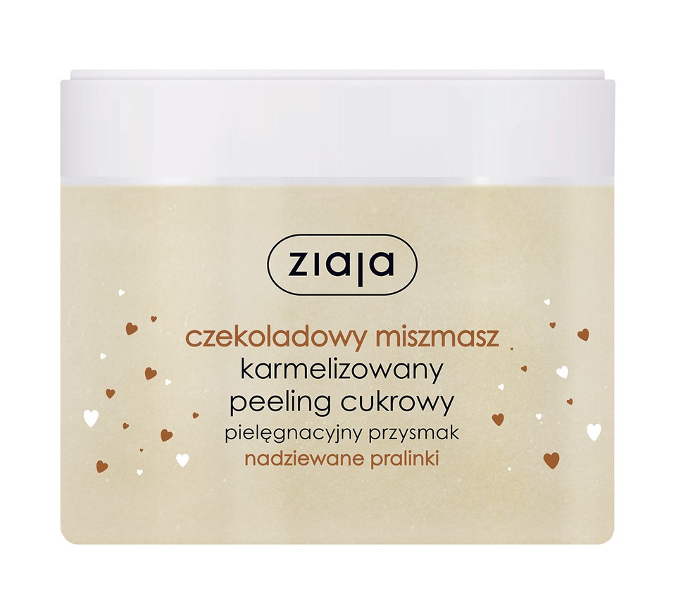 Ziaja czekoladowy miszmasz: karmelizowany peeling cukrowy