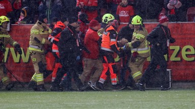 65-letni kibic zasłabł podczas meczu Ekstraklasy. Tragiczny finał