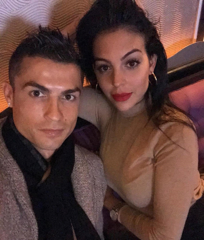 Georgina Rodriguez i Cristiano Ronaldo (listopad 2017)