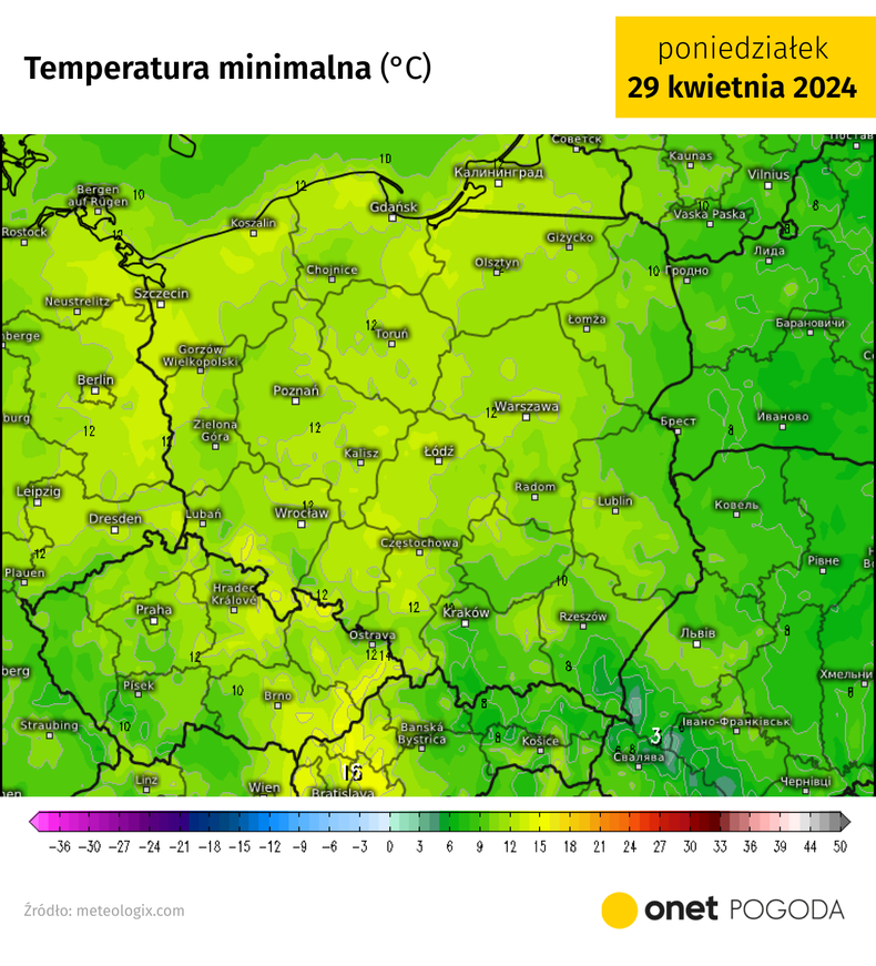 W nocy nie grożą nam przymrozki