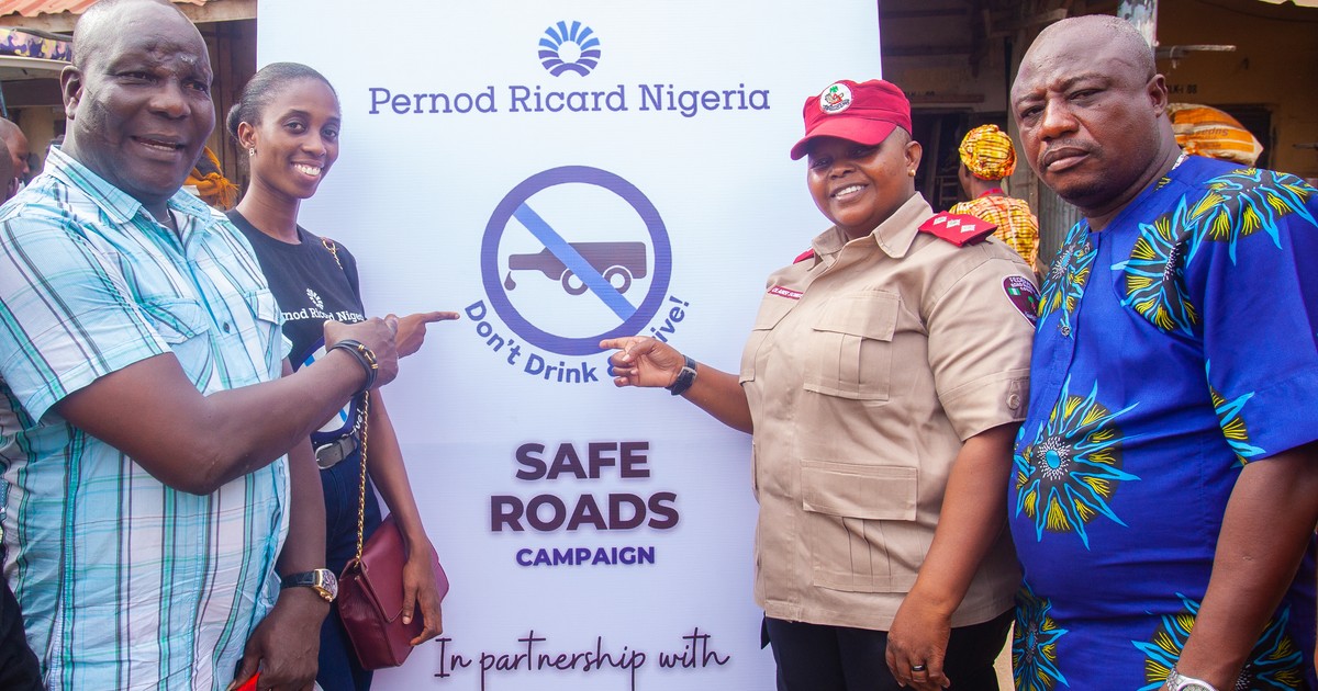 Pernod Ricard Nigeria partners FRSC for Easter Edition of Safe Roads 'Don't Drink & Drive' Campaign - Vimarsana News