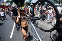 PERU - CYCLISTS - PROTEST - NAKED