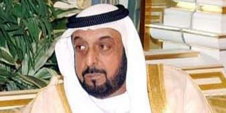 Prezydent Zjednoczonych Emiratów Arabskich Chalifa ibn Zajid Al Nahajjan w 2004 r.