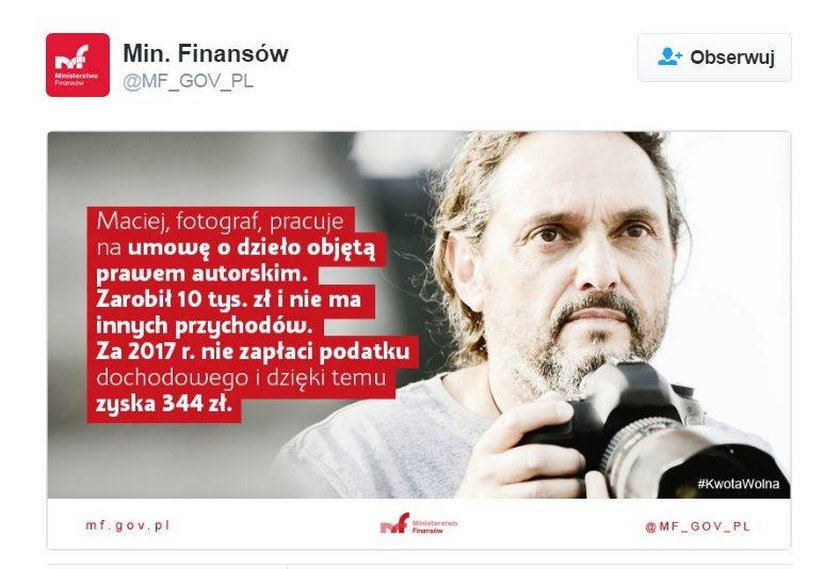 Ministerstwo finansów zaliczyło wpadkę