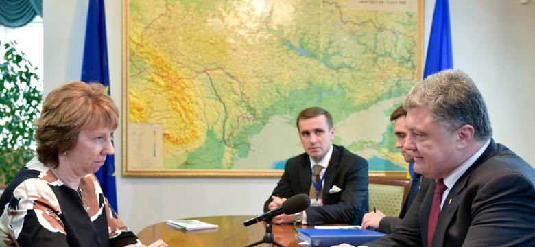 Ukraina we wrześniu ratyfikuje porozumienie stowarzyszeniowe z UE. Poroszenko po spotkaniu z Ashton