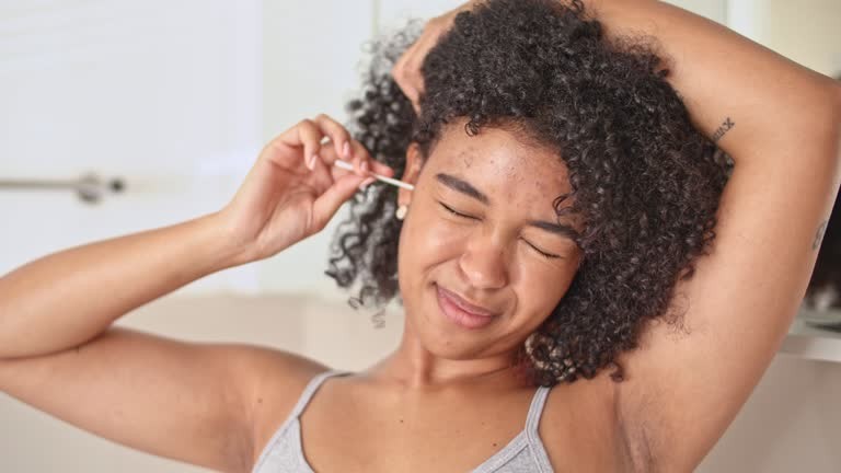 Cotton buds can push earwax further in [iStock]