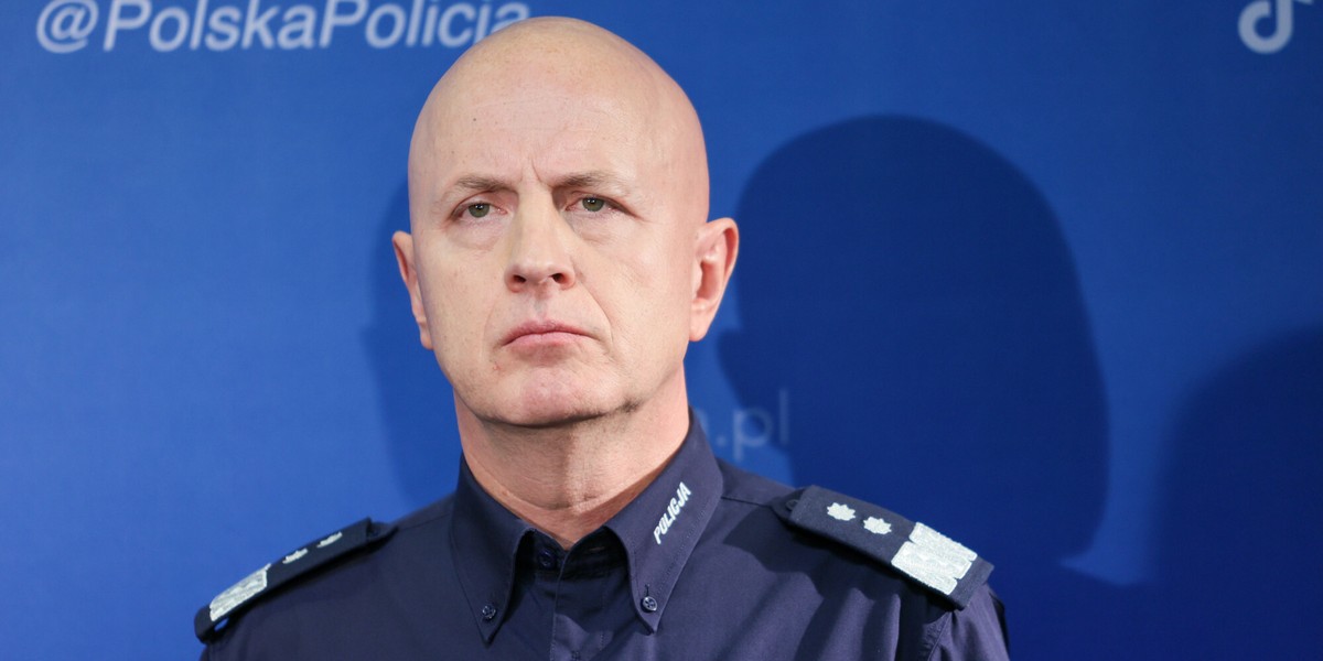 Komendant Główny Policji Jarosław Szymczyk.