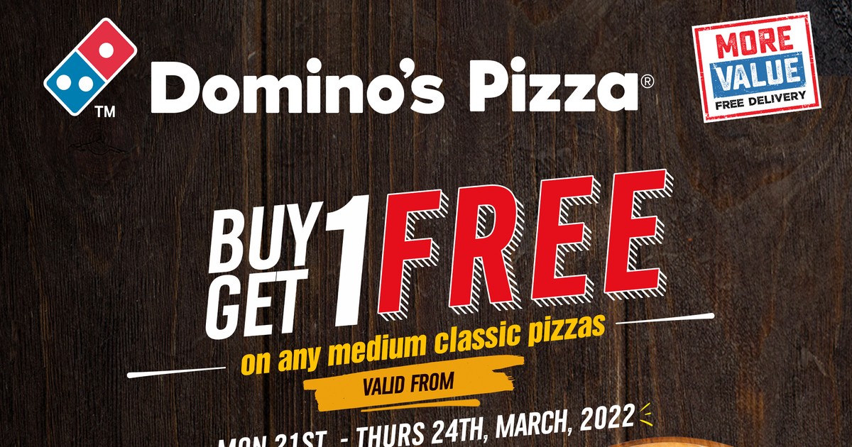 Domino's BUY 1 GET 1 FREE Offer – Every Pizza lover's dream come true - Vimarsana News