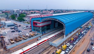 Sanwo-Olu tests run Red Line rail ahead of commissioning by Tinubu [Twitter:@jidesanwoolu]