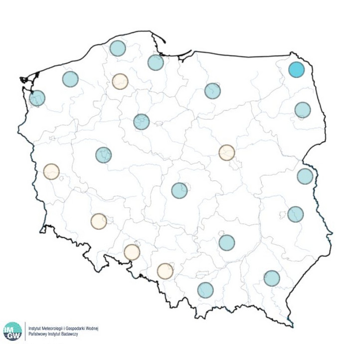 Subiektywne odczucie termiczne - ranek 22 lutego