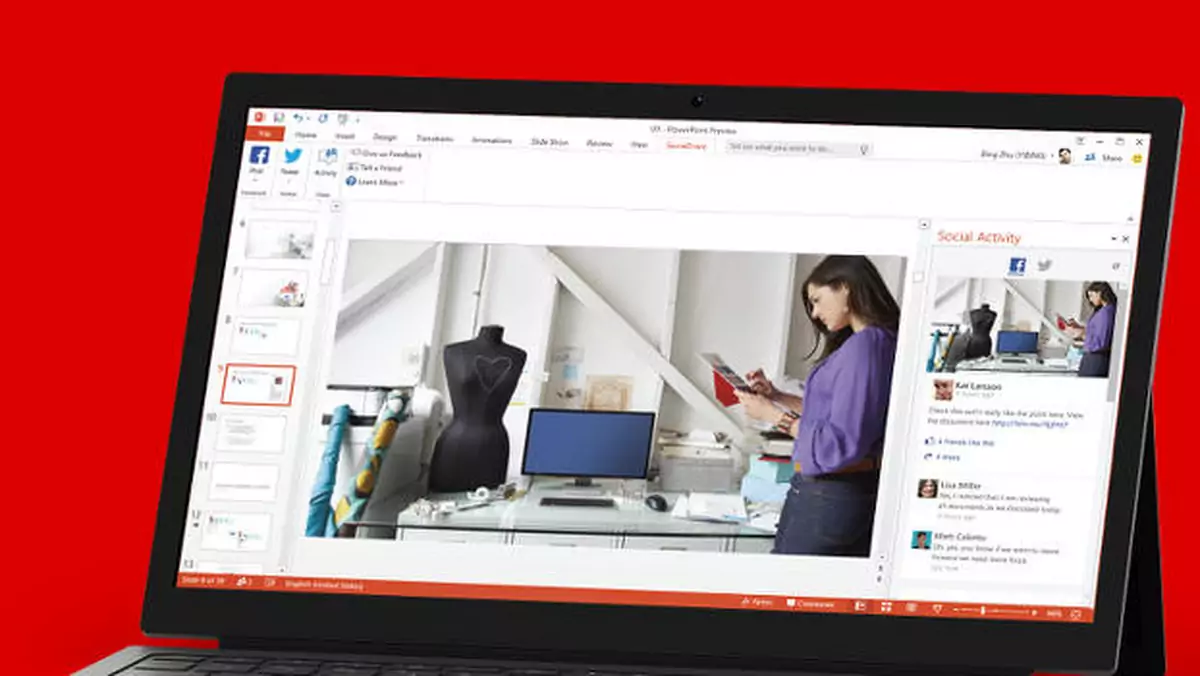 Social Share, czyli proste współdzielenie prezentacji z PowerPointa na Facebooku i Twitterze (wideo)