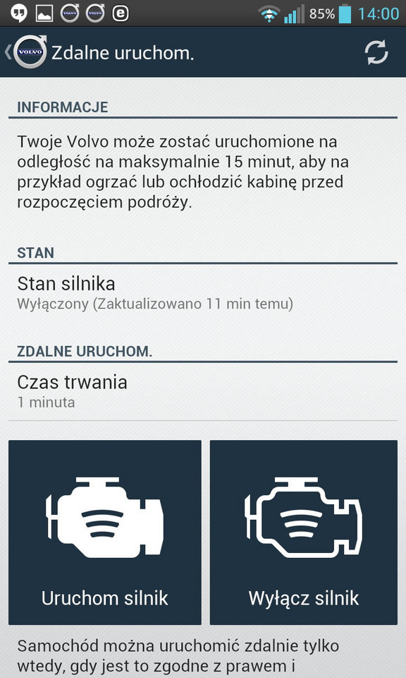 Volvo on call установка