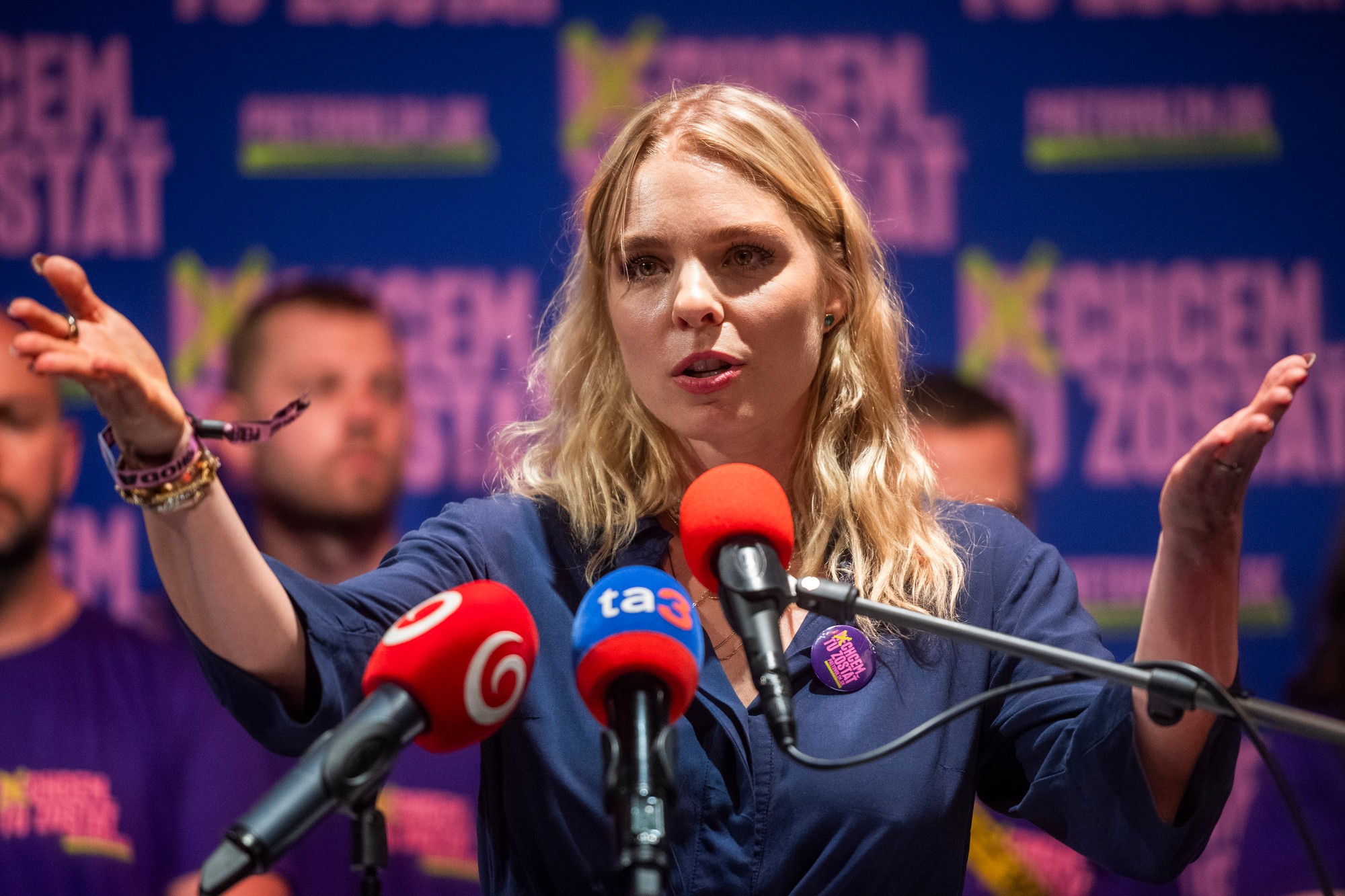 Moderátorka Veronika Cifrová Ostrihoňová.