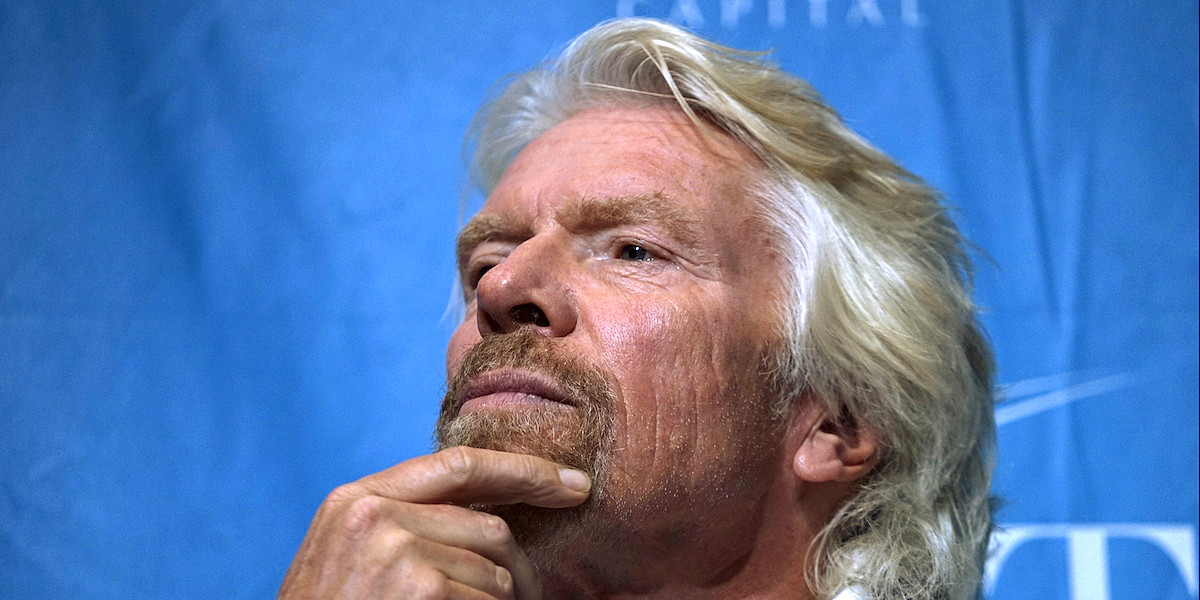 Sir Richard Branson, founder of Virgin Group.