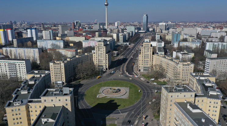 Légifelvételek a  kihalt Berlinről - / Fotó Getty Images