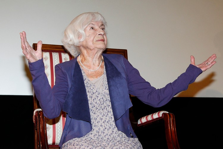 Danuta Szaflarska na premierze filmu 'Inny Świat'