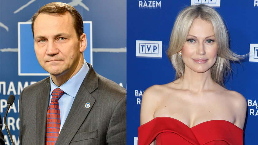 Radosław Sikorski i Magdalena Ogórek