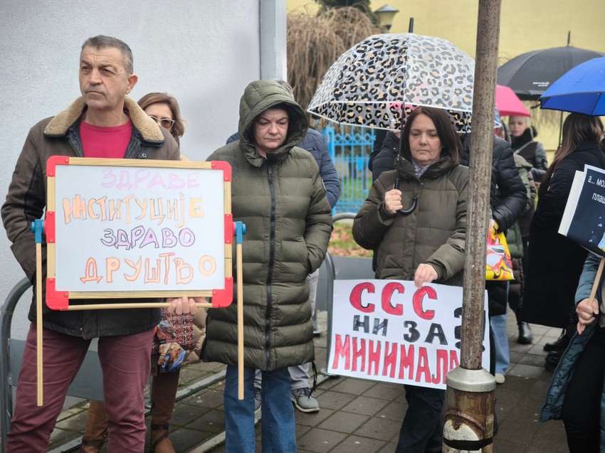 Štrajk u Centru za socijalni rad u Novom Sadu