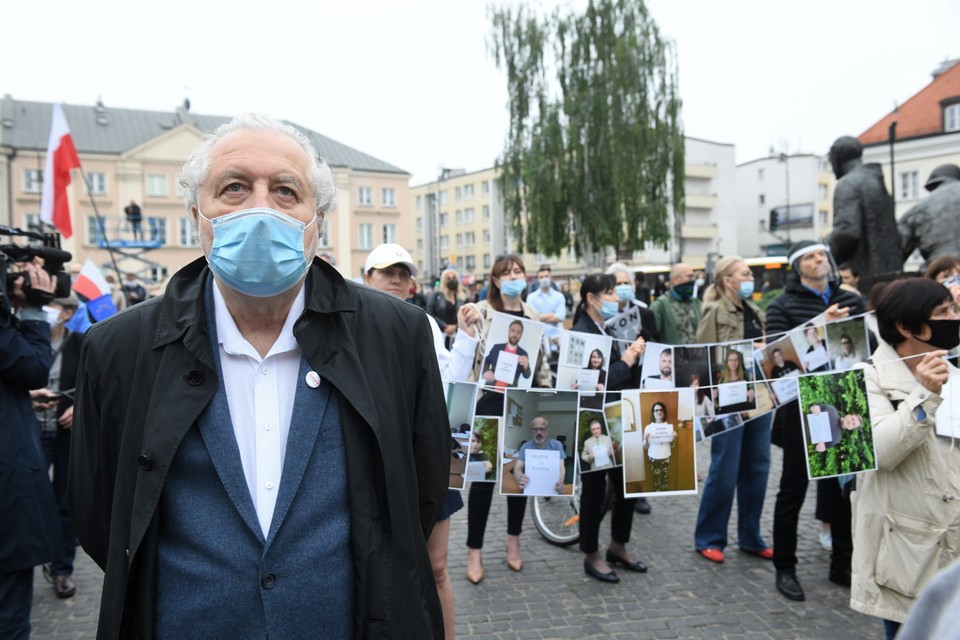 Protest przed Sądem Najwyższym