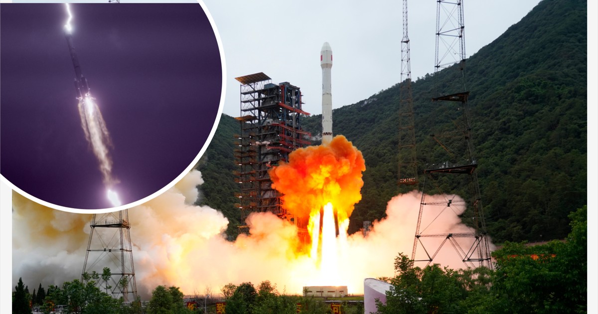 Piorun uderza w rakietę! Niezwykły start Chang Zheng-3B