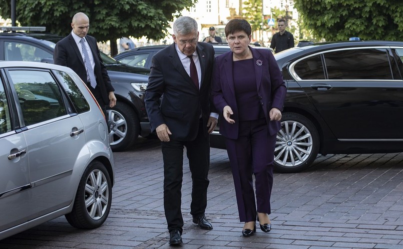 Stanisław Karczewski i Beata Szydło