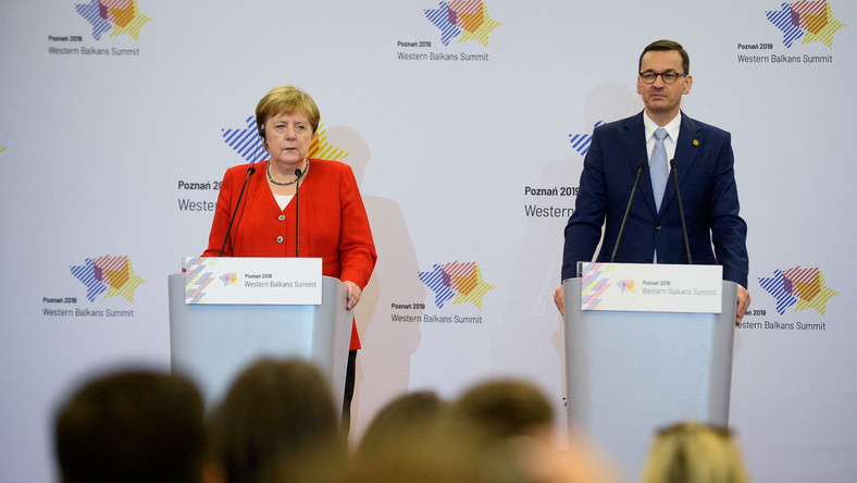 Sprawę ambasadora Merkel poruszyła podczas rozmowy z premierem Morawieckim