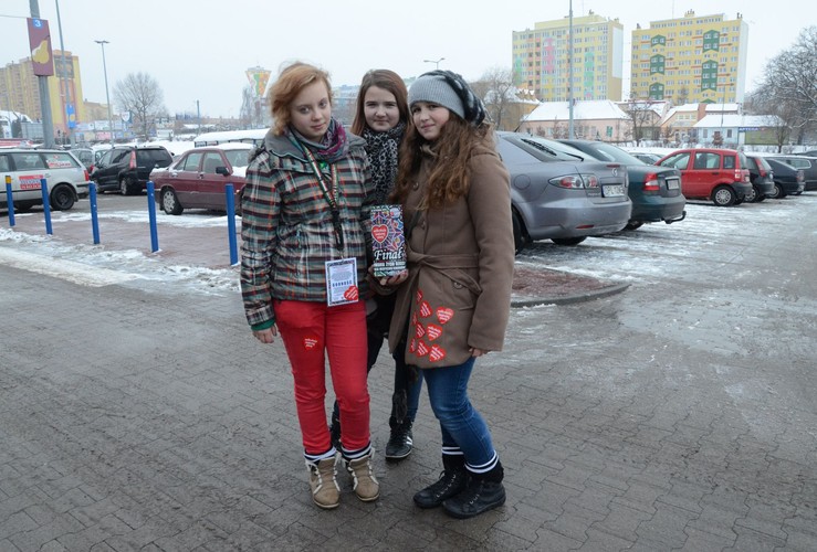 Wolontariuszki XXI finału WOŚP w Lublinie.