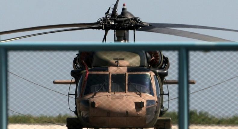 A military helicopter landed at Greece's Alexandroupolis airport on July 16, carrying eight officers who were seeking asylum after a failed coup in Turkey