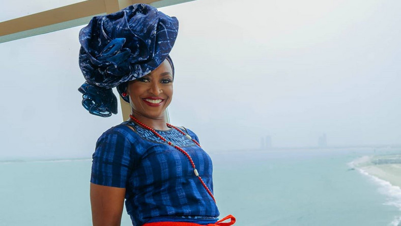 Kate Henshaw rocks 'Adire' outfits in style [Instagram/ Kate Henshaw]