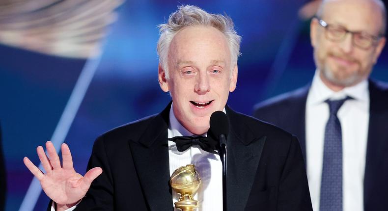 Mike White accepts the Best Limited or Anthology Series or Television Film award for The White Lotus onstage at the 80th Annual Golden Globe Awards on January 10, 2023 in Beverly Hills, California.Rich Polk/NBC via Getty Images