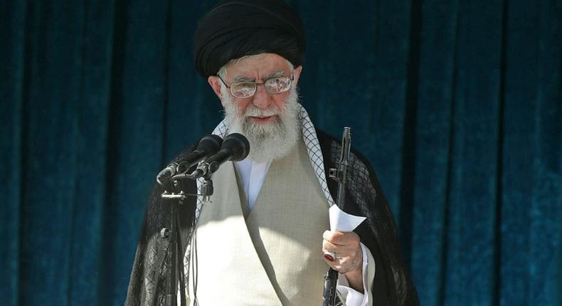 Iranian supreme leader Ayatollah Ali Khamenei is the target of new US sanctions