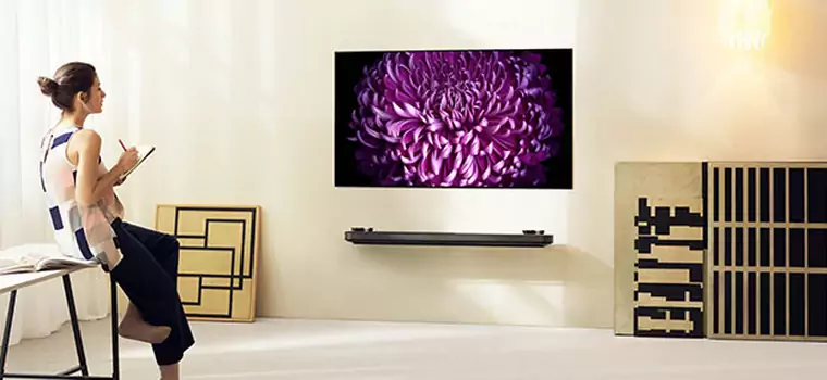 LG Signature W: supercienki telewizor przyklejany do ściany - to trzeba zobaczyć (CES 2017)