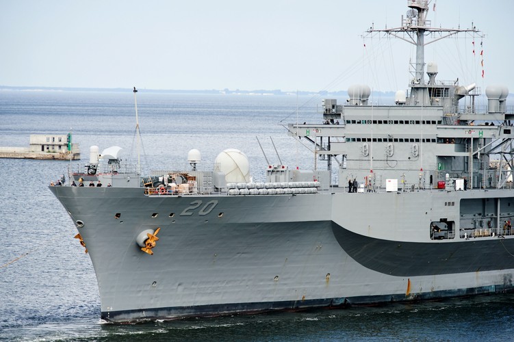 AMERYKAŃSKI OKRĘT USS MOUNT WHITNEY ZAWINĄŁ DO GDYNI