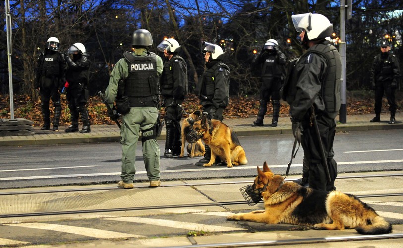 Nadzwyczajne środki bezpieczeństwa na meczu Pogoni z Lechem