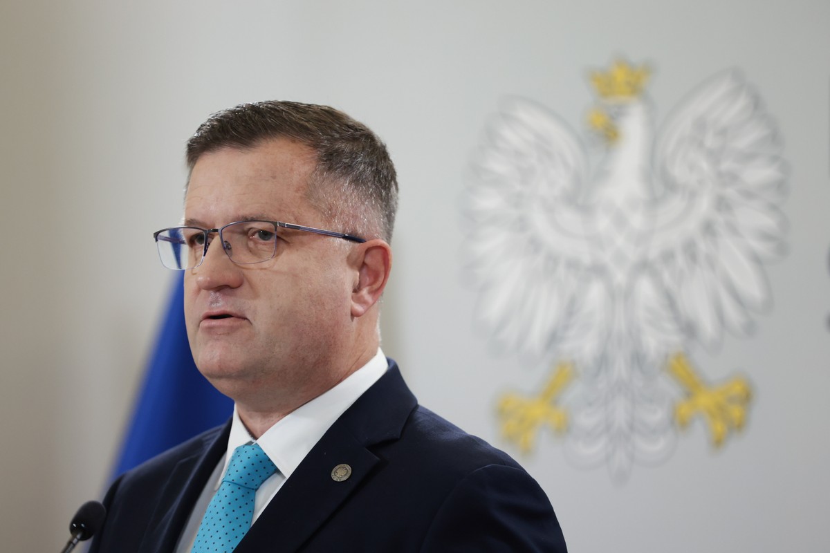 Konferencja prasowa generala Jarosława Stróżyka
