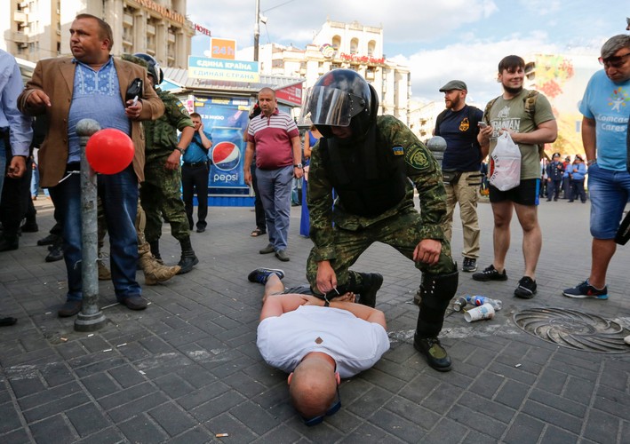 Ukraińcy w Kijowie polowali na polskich kibiców